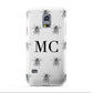 Monochrome Bees with Monogram Samsung Galaxy S5 Mini Case