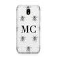 Monochrome Bees with Monogram Samsung J5 2017 Case
