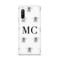 Monochrome Bees with Monogram Sony Xperia 10 III Case