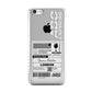 Monochrome Courier Label with Name Apple iPhone 5c Case