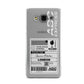 Monochrome Courier Label with Name Samsung Galaxy A3 Case