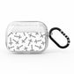 Monochrome Crosses AirPods Pro Glitter Case