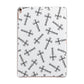Monochrome Crosses Apple iPad Rose Gold Case