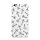 Monochrome Crosses Apple iPhone 6 Plus 3D Tough Case
