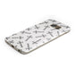Monochrome Crosses Protective Samsung Galaxy Case Angled Image