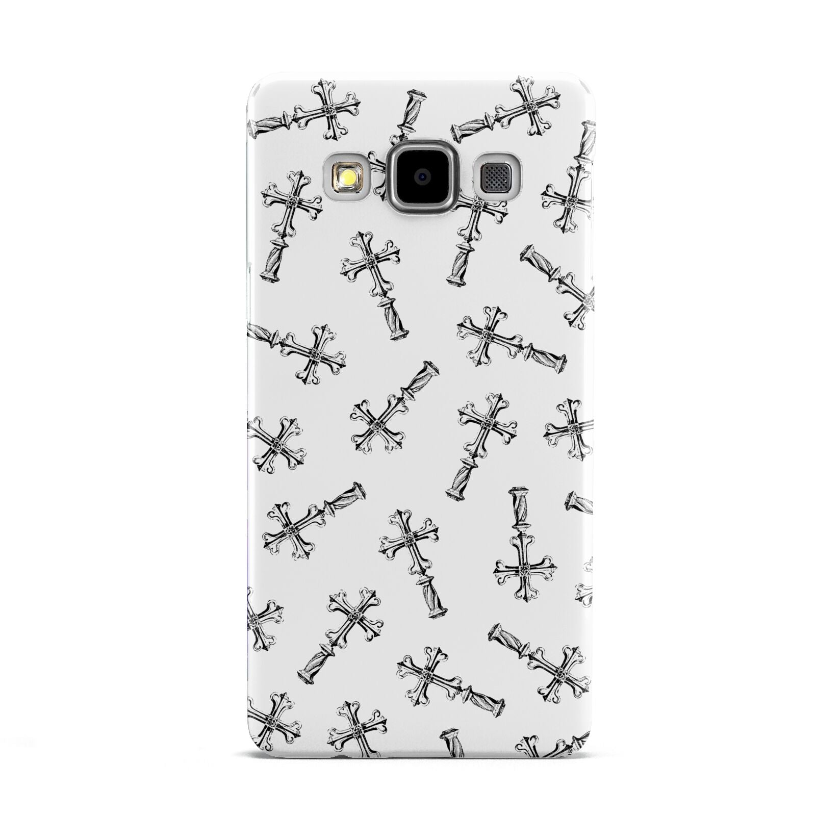 Monochrome Crosses Samsung Galaxy A5 Case