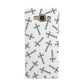Monochrome Crosses Samsung Galaxy A8 Case