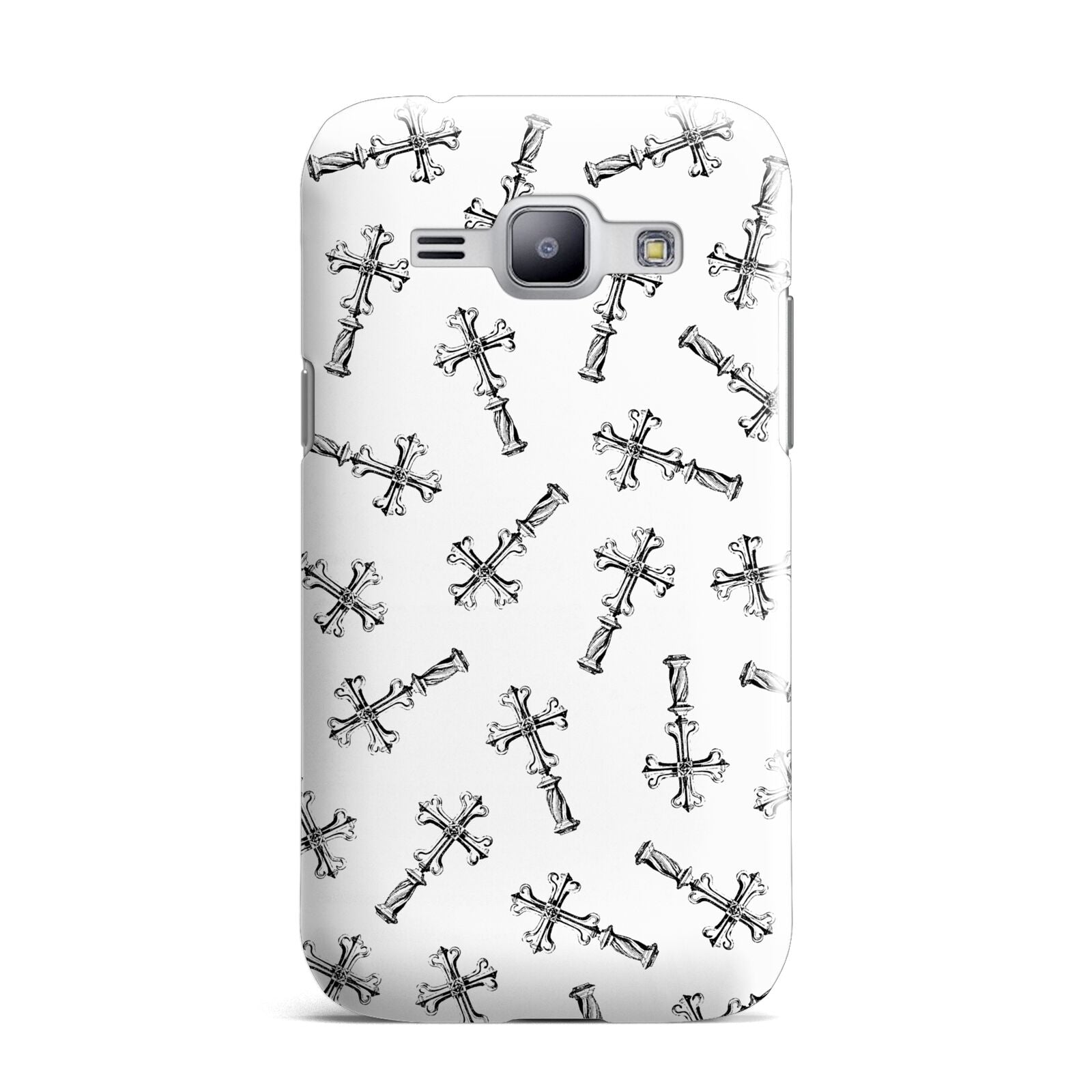 Monochrome Crosses Samsung Galaxy J1 2015 Case