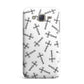 Monochrome Crosses Samsung Galaxy J7 Case