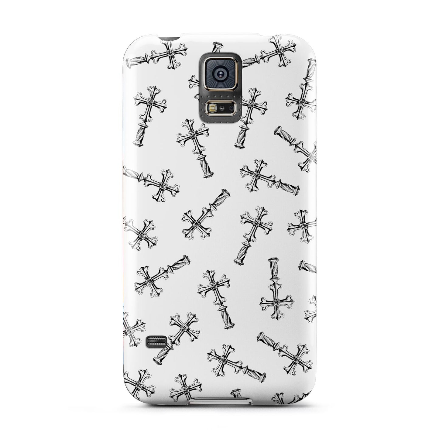 Monochrome Crosses Samsung Galaxy S5 Case