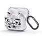 Monochrome Halloween Illustrations AirPods Glitter Case 3rd Gen Side Image