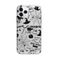 Monochrome Halloween Illustrations Apple iPhone 11 Pro Max in Silver with Bumper Case