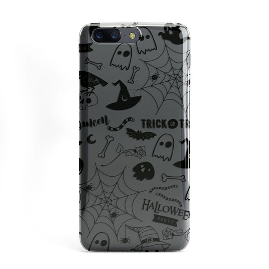 Monochrome Halloween Illustrations OnePlus Case