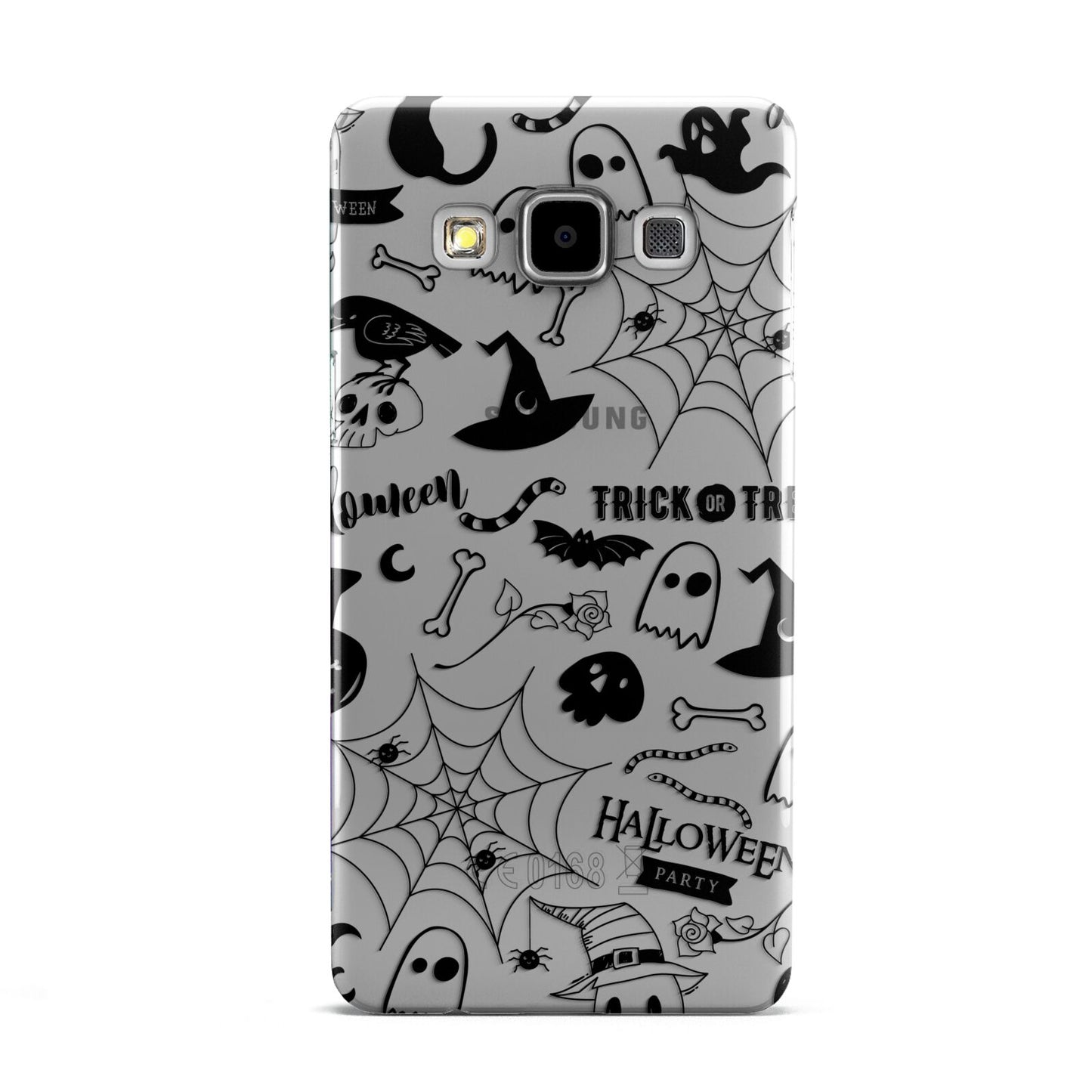 Monochrome Halloween Illustrations Samsung Galaxy A5 Case