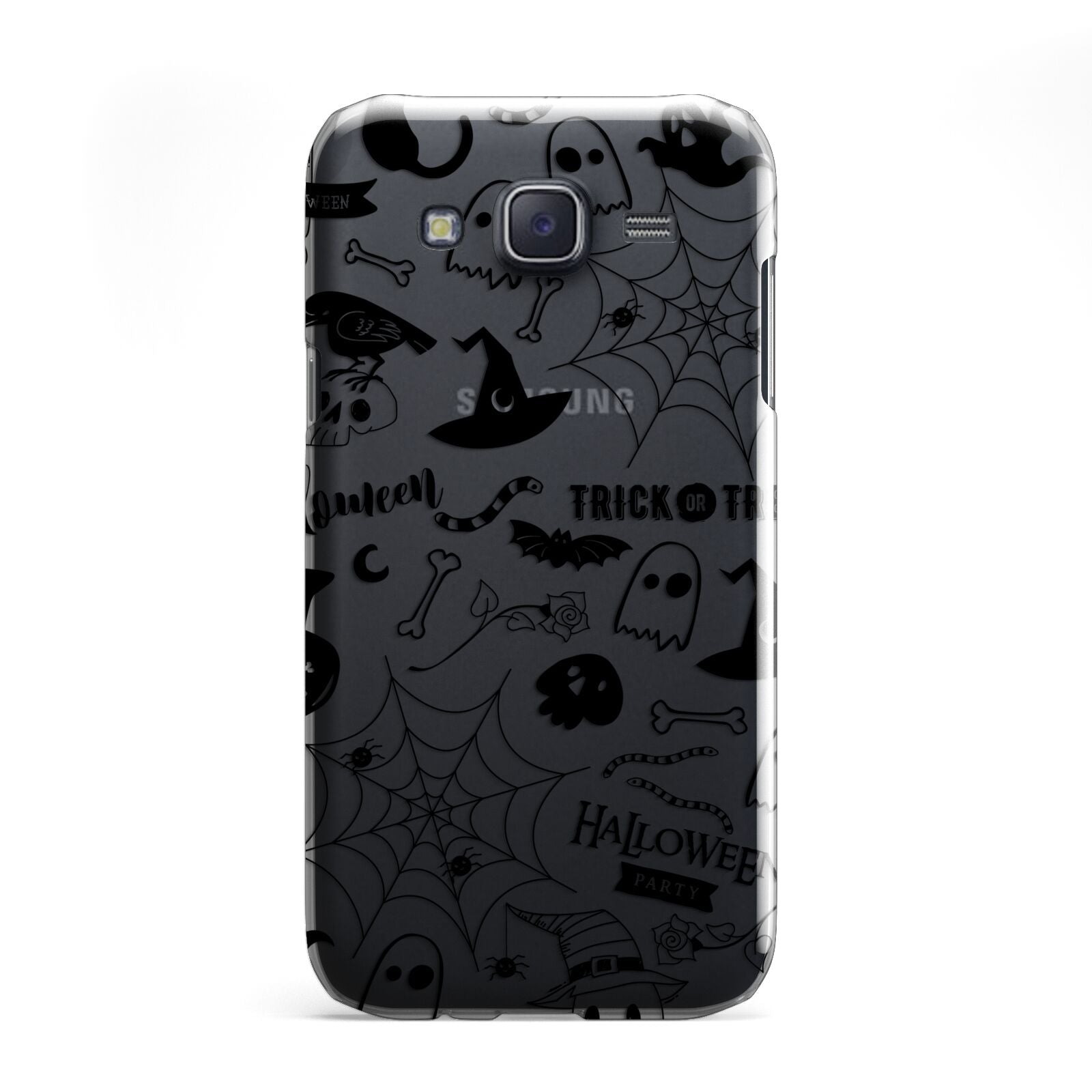 Monochrome Halloween Illustrations Samsung Galaxy J5 Case