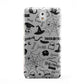 Monochrome Halloween Illustrations Samsung Galaxy Note 3 Case