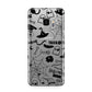 Monochrome Halloween Illustrations Samsung Galaxy S9 Case