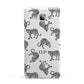 Monochrome Leopard Print Personalised Samsung Galaxy A7 2015 Case