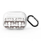 Monochrome Mirrored Leopard Print AirPods Pro Clear Case