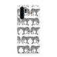 Monochrome Mirrored Leopard Print Huawei P30 Pro Phone Case