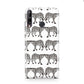 Monochrome Mirrored Leopard Print Huawei P40 Lite E Phone Case