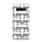 Monochrome Mirrored Leopard Print Protective Samsung Galaxy Case