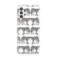 Monochrome Mirrored Leopard Print Samsung A32 5G Case