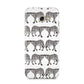 Monochrome Mirrored Leopard Print Samsung Galaxy A5 2017 Case on gold phone