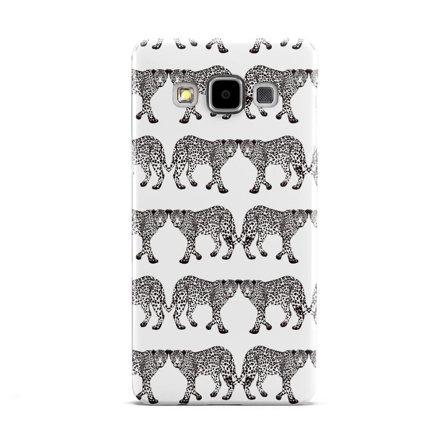 Monochrome Mirrored Leopard Print Samsung Galaxy A5 Case