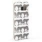 Monochrome Mirrored Leopard Print Samsung Galaxy Case Fourty Five Degrees