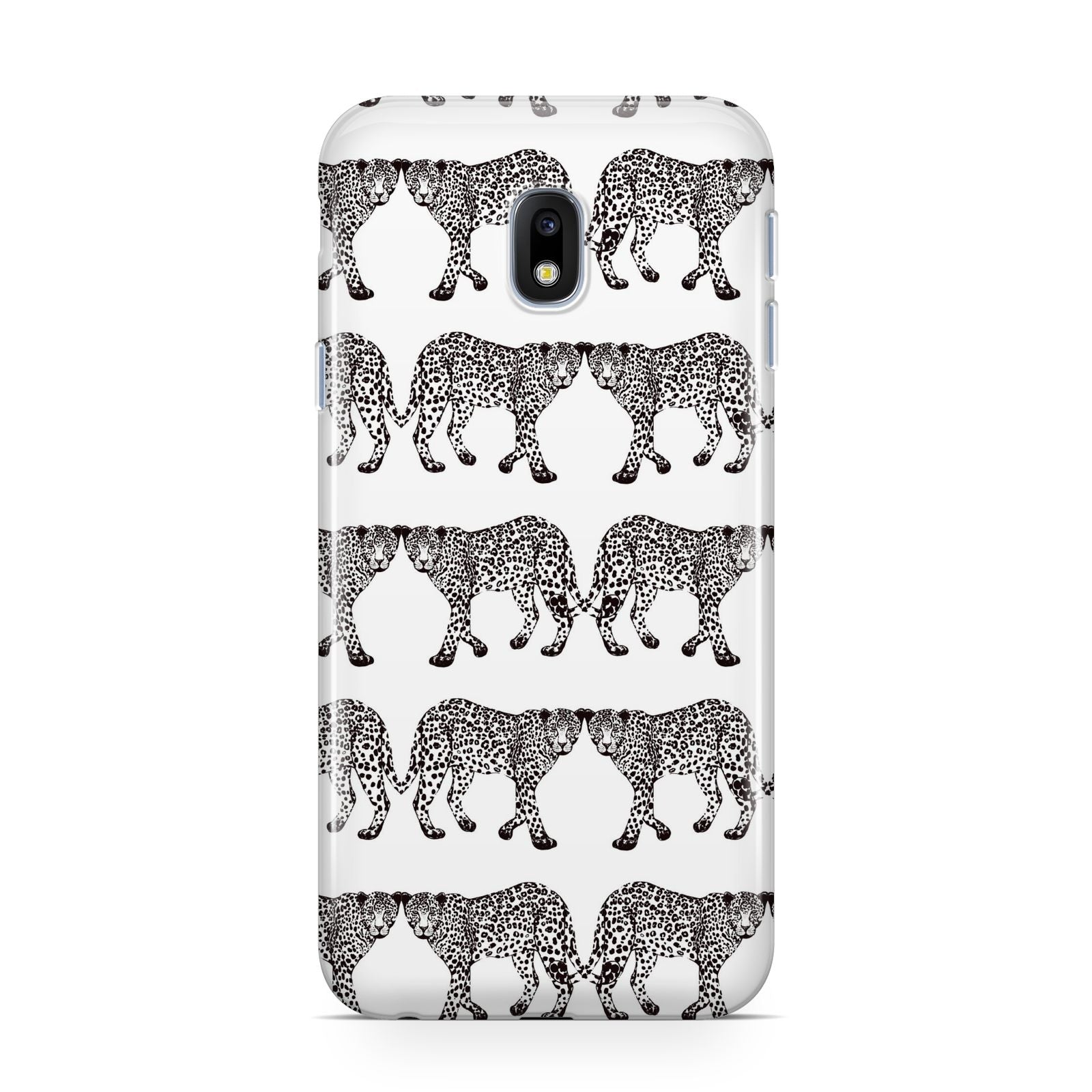 Monochrome Mirrored Leopard Print Samsung Galaxy J3 2017 Case