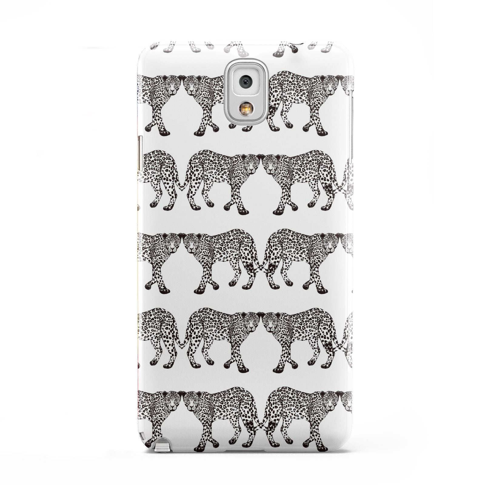 Monochrome Mirrored Leopard Print Samsung Galaxy Note 3 Case