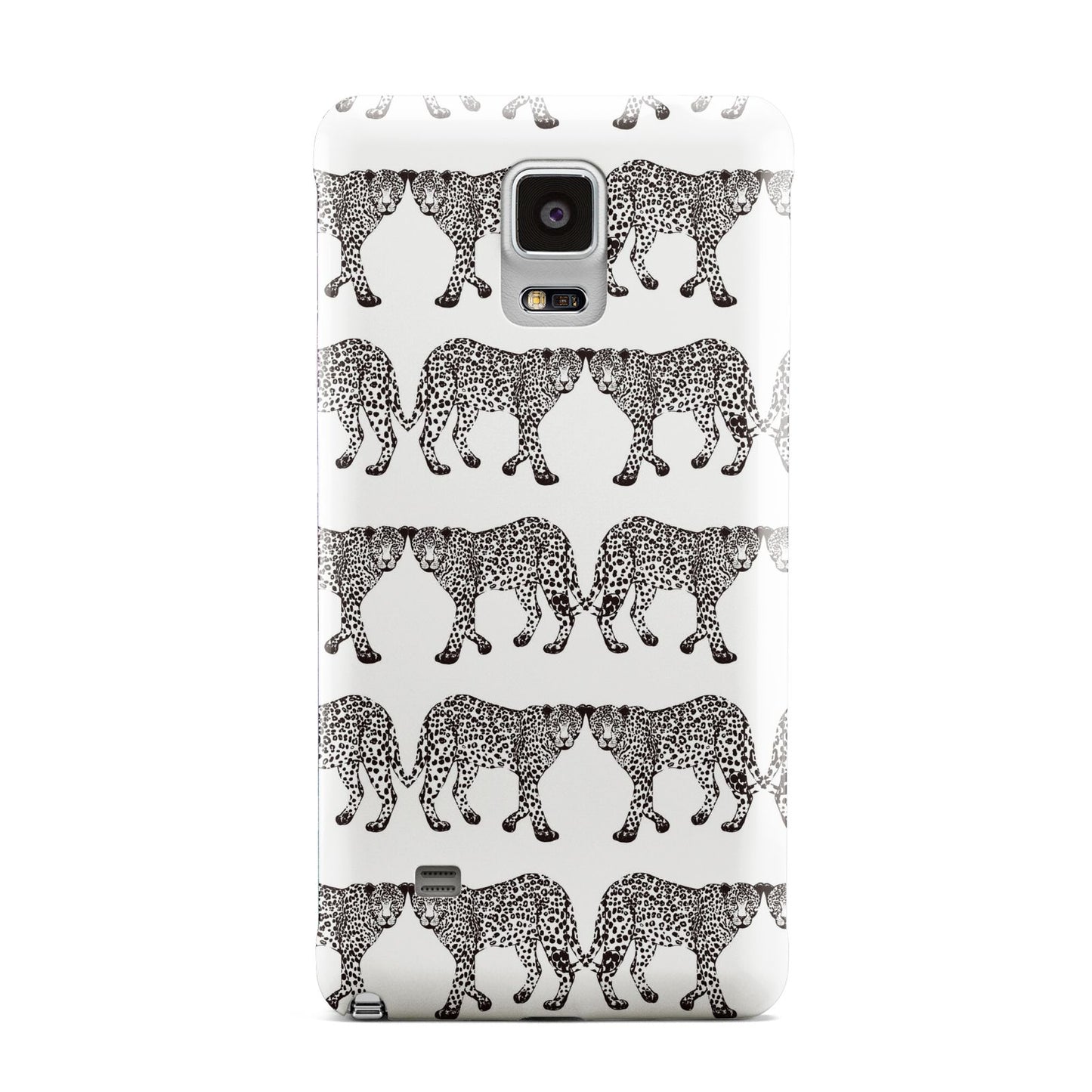 Monochrome Mirrored Leopard Print Samsung Galaxy Note 4 Case