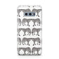 Monochrome Mirrored Leopard Print Samsung Galaxy S10E Case