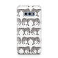 Monochrome Mirrored Leopard Print Samsung Galaxy S10E Case