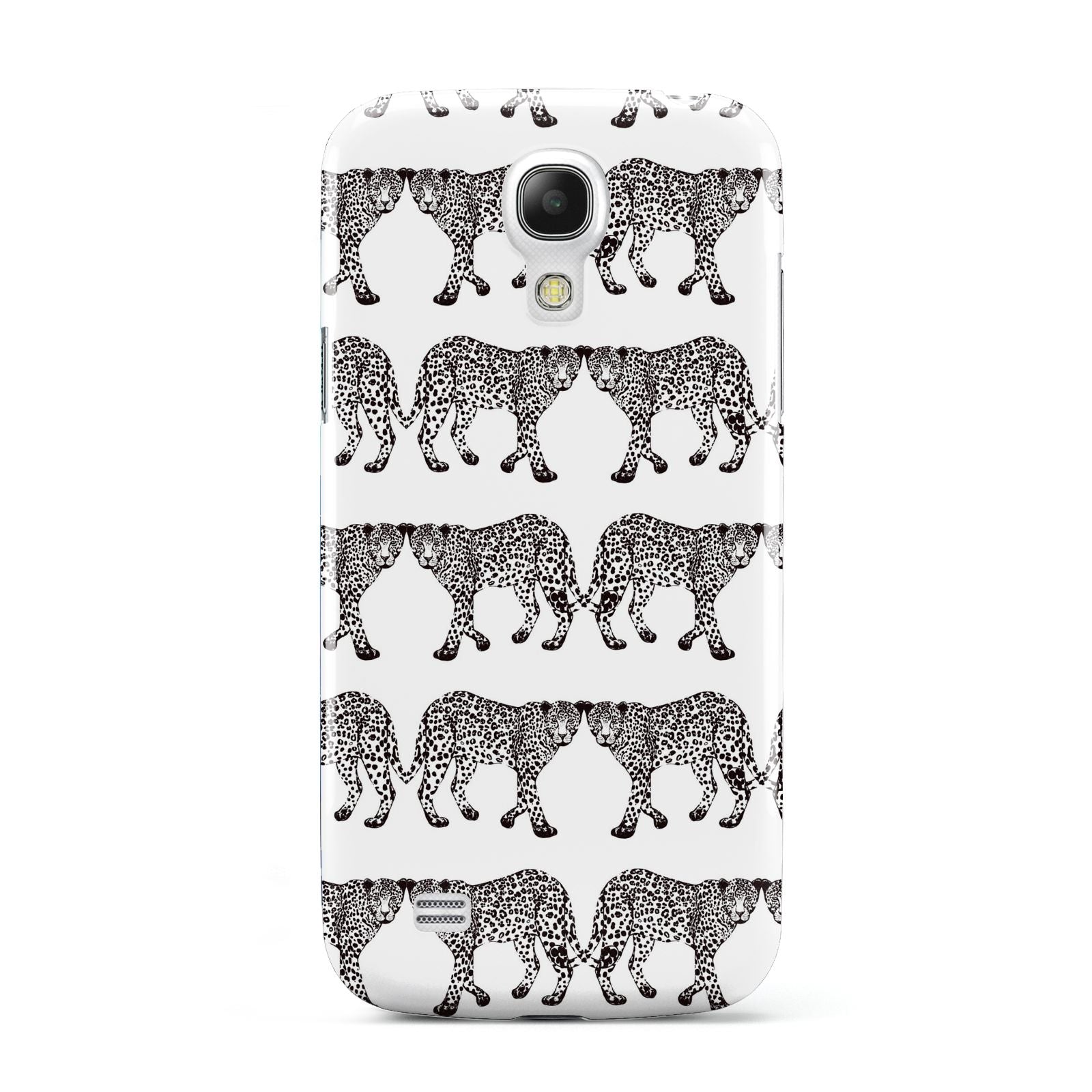 Monochrome Mirrored Leopard Print Samsung Galaxy S4 Mini Case
