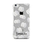 Monochrome Pumpkins with Text Apple iPhone 5c Case