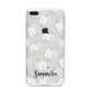 Monochrome Pumpkins with Text iPhone 8 Plus Bumper Case on Silver iPhone