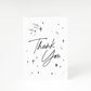 Monochrome Thank You A5 Greetings Card