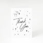 Monochrome Thank You A5 Greetings Card