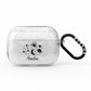 Monochrome Zodiac Constellations with Name AirPods Pro Glitter Case