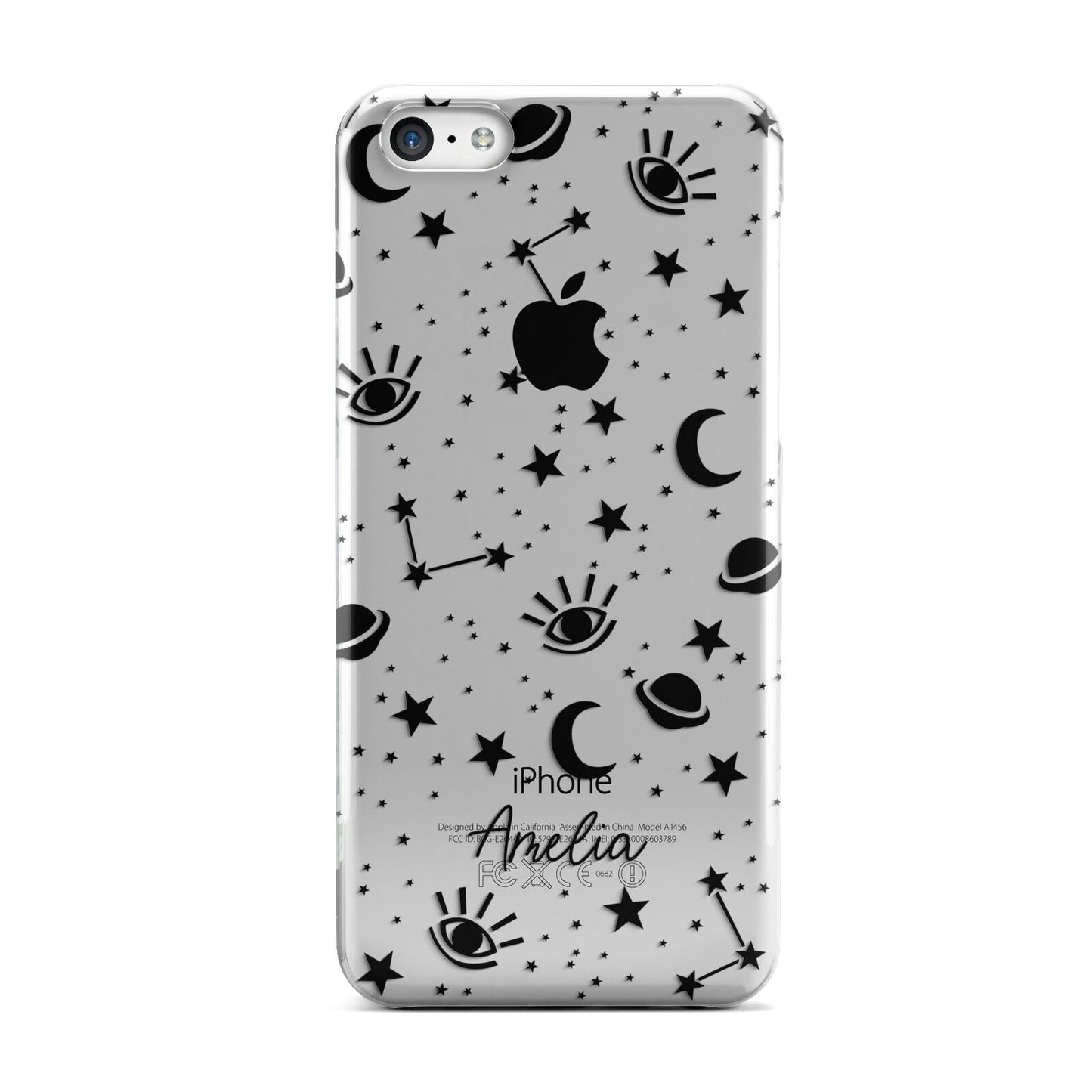 Monochrome Zodiac Constellations with Name Apple iPhone 5c Case