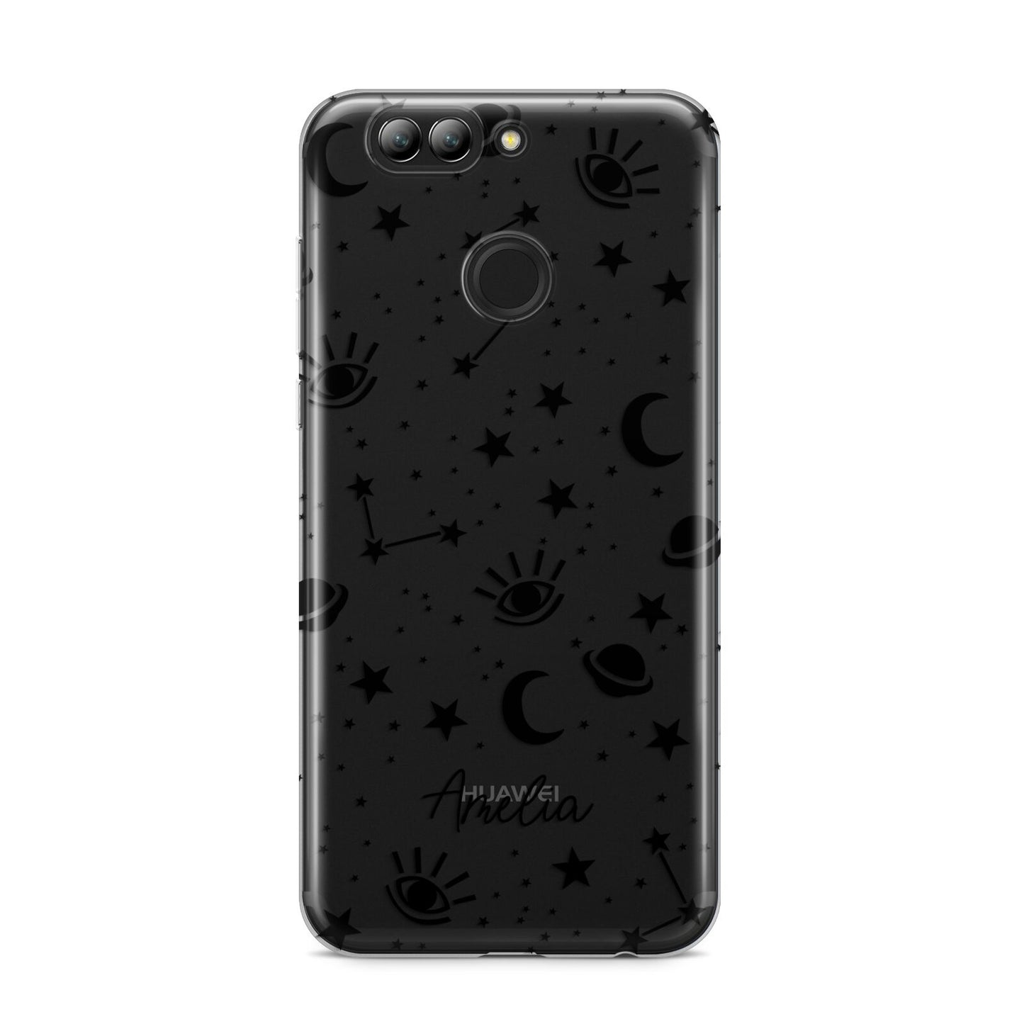 Monochrome Zodiac Constellations with Name Huawei Nova 2s Phone Case