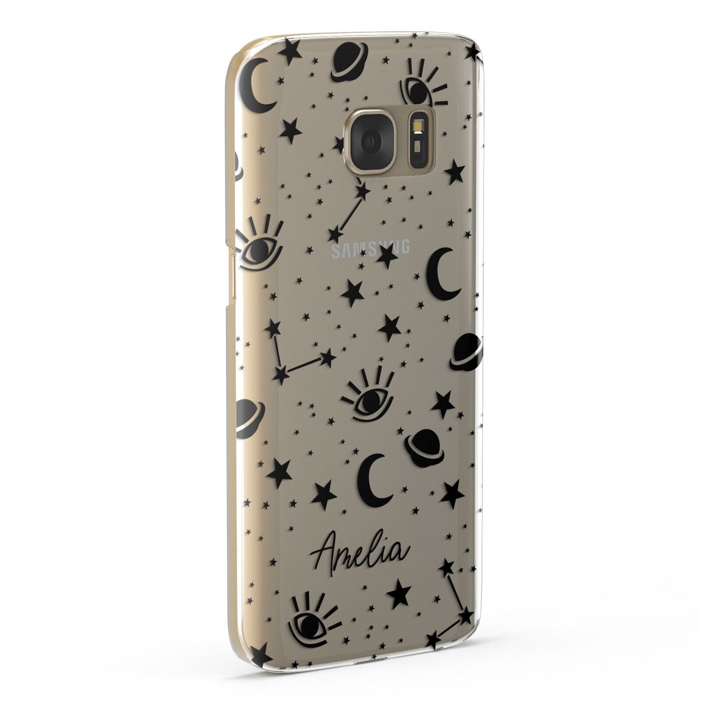 Monochrome Zodiac Constellations with Name Samsung Galaxy Case Fourty Five Degrees