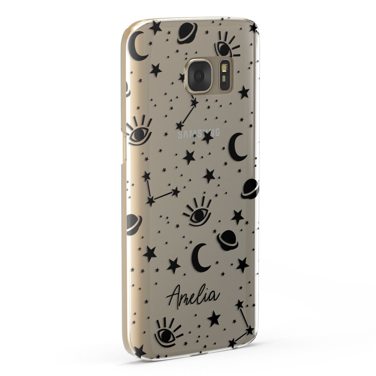 Monochrome Zodiac Constellations with Name Samsung Galaxy Case Fourty Five Degrees