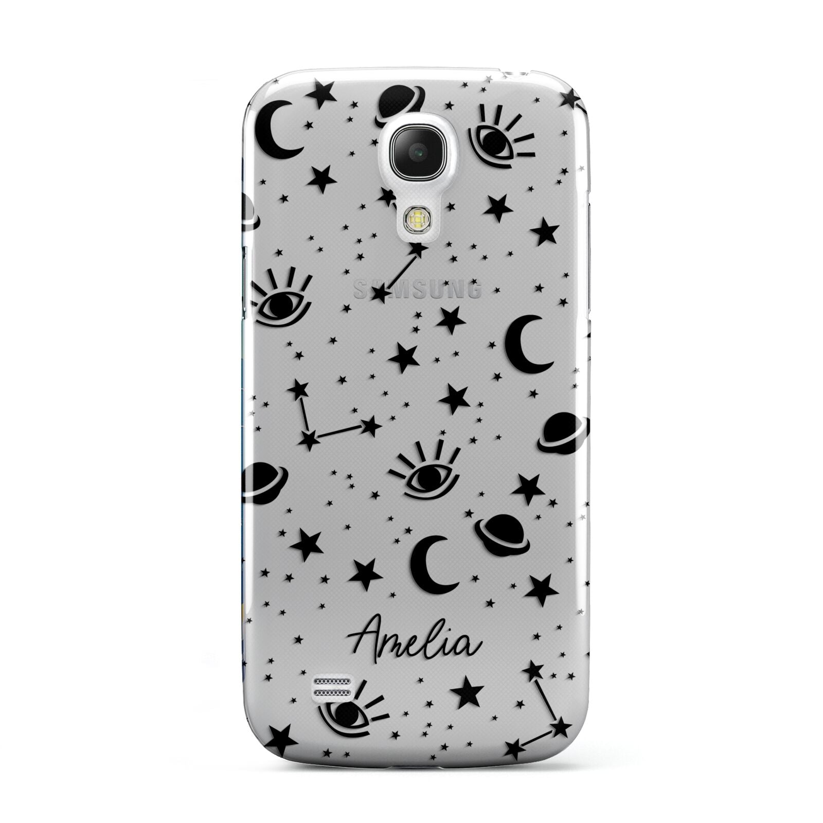 Monochrome Zodiac Constellations with Name Samsung Galaxy S4 Mini Case