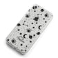 Monochrome Zodiac Constellations with Name iPhone 8 Bumper Case on Silver iPhone Alternative Image