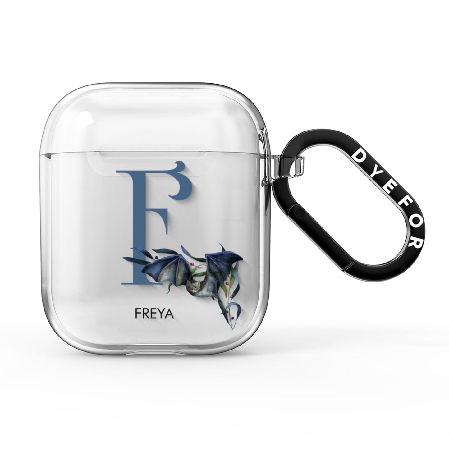 Monogram Bats AirPods Clear Case