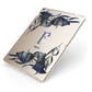 Monogram Bats Apple iPad Case on Gold iPad Side View
