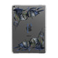 Monogram Bats Apple iPad Grey Case